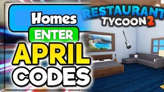 NEW "HOMES" UPDATE WORKING CODES (2022) in ROBLOX RESTAURANT TYCOON 2