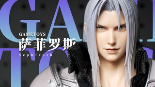 【最终幻想7】史 上 最 还 原 萨 菲 罗 斯 GAMETOYS 1/6兵人系列 最终幻想 FF7 萨菲罗斯 上手评测