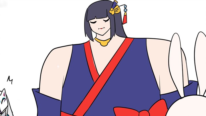 The ghost girl Hongye is a burly woman