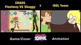 CHAOS Shaggy VS Fleetway Sonic | GAME x FNF Animation