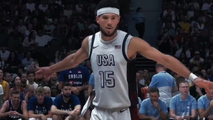 If the U.S. team all defends like Booker, that would be terrifying!