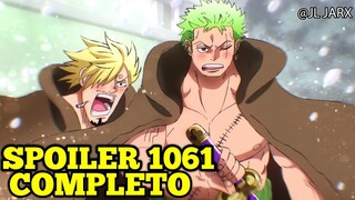 One Piece SPOILER 1061: COMPLETO, Que Locuraaa + Imágenes del Capitulo