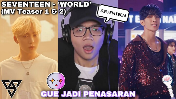 BIKIN BERTANYA-TANYA😧|| SEVENTEEN (세븐틴) '_WORLD' Official Teaser 1 & 2 || REACTION (Indonesia)