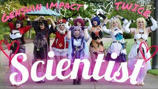 Twice - "Scientist" - Genshin Impact Cosplay Dance Cover. Version 1