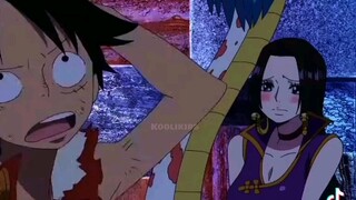 Luffy and Hancock 🥰