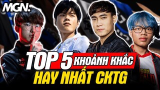 Top 5 Khoảnh Khắc Hay Nhất CKTG 2022 | MGN Esports