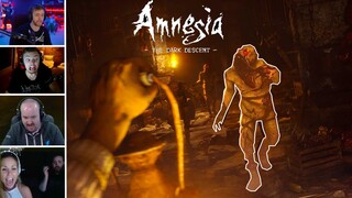 Amnesia: The Dark Descent Top Twitch Jumpscares Compilation (Horror Games)