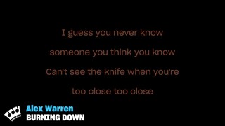 Alex Warren - Burning Down (Karaoke Version)