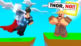 I Got THOR’S HAMMER* in Roblox Bedwars..