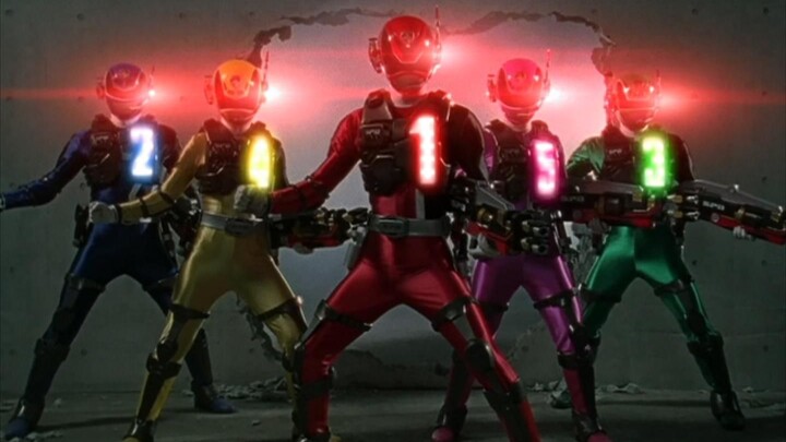 "1, 2, 3, 4, 5" Delinquent Ranger SWAT mode high-performance equipment enhancement!