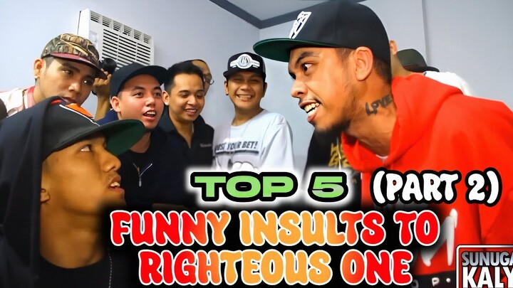 TOP 5 FUNNY INSULTS TO RIGHTEOUS ONE😂😂(PART 2) #fliptopbattles
