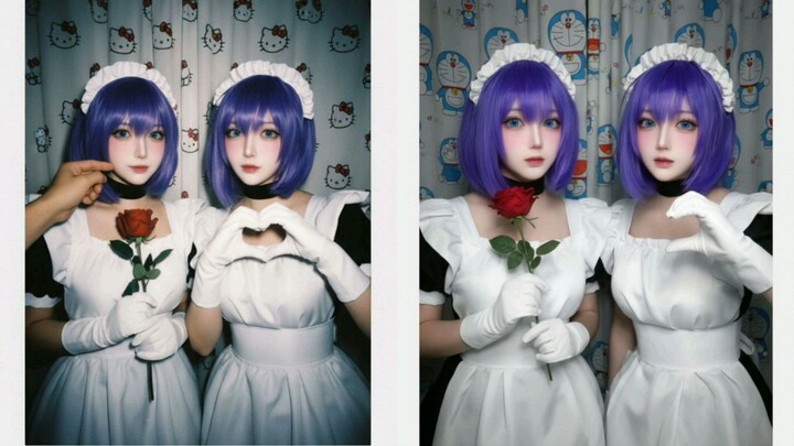 Kaede x Suzu Cosplay 💜💜