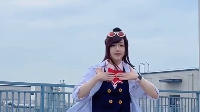 Good morning on Friday! The energetic girl Gao Baoyue Qian ver.
