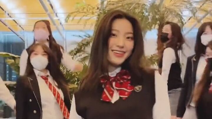 【fromis_9】230612  校服纶！李赛纶和音乐剧专业朋友们《#menow》challenge~