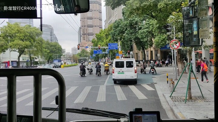 《สะพานปลดปล่อยกวางโจวประเทศจีนการรื้อถอนอนุสรณ์สถาน》รถบัสกวางโจว...244Aช่วง