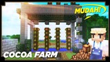 CARA MEMBUAT COCOA FARM - Minecraft Tutorial