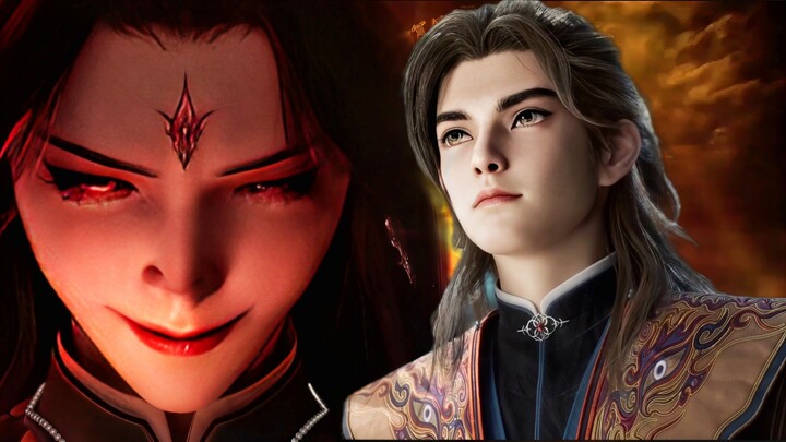 Tales of Herding Gods Episode 87 - Qin Mu dan. para tetua pergi ke Biara Guntur agung
