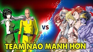 One Punch Man Vs 13 Chiến Binh Record Or Ragnarok | Team Nào Mạnh Hơn P.2