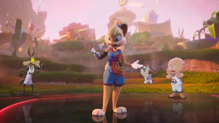 Space Jam A New Legacy Clip. Lola Bunny Cartoon turned into a Real Cute Bunny