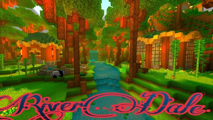 RiverDale forest in Minecraft