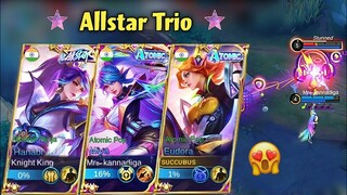 ALLSTAR TRIO🎵Eudora, Miya, Hanabi💜OP COMBO🎶🎼