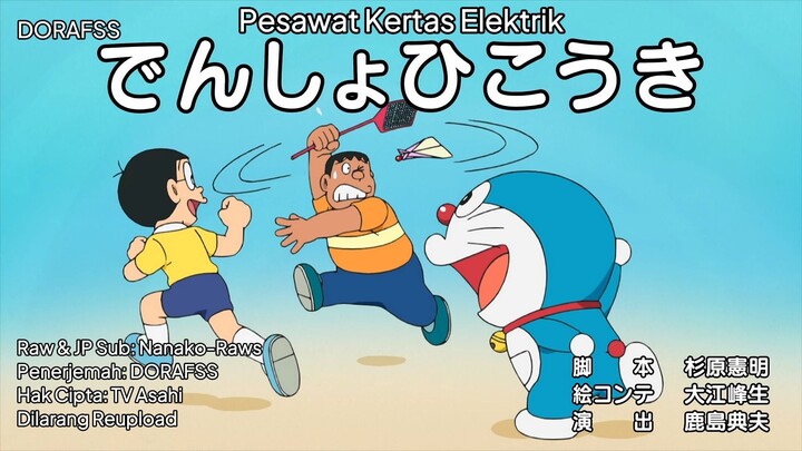 Doraemon 923 AB Sub Indo & Eng Terbaru: Kasus Penculikan Suneo & Pesawat Kertas Elektrik