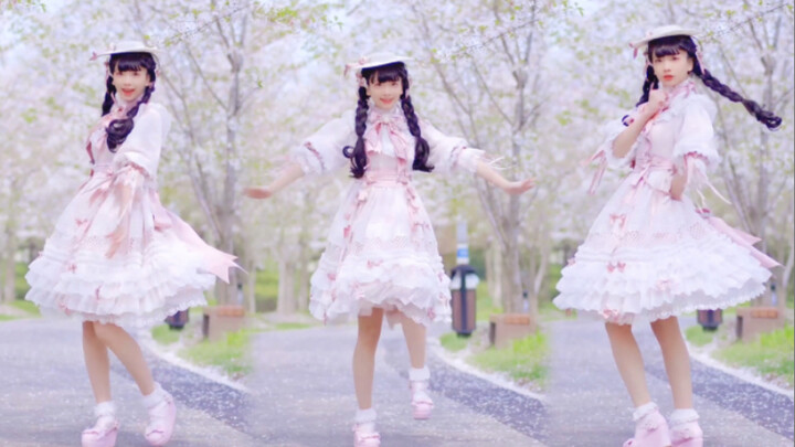 Nona telah tiba! Akan kutunjukkan jalan-jalan terdekat dengan musim semi! Di bawah bunga sakura~ [Ke