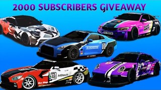 2000 SUBSCRIBERS GIVEAWAY