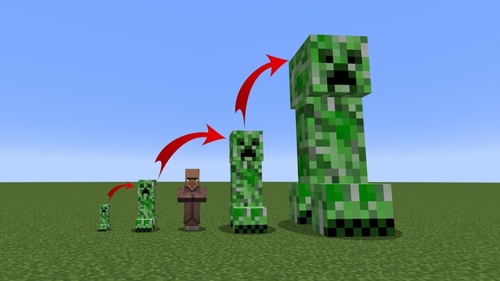 Minecraft: Which size of Creeper is the strongest?
