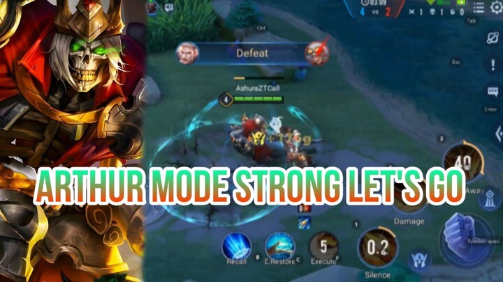 ARTHUR MODE STRONG LET'S GO