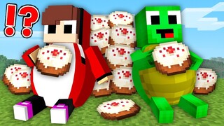 Baby Mikey and Baby JJ Became FAT in Minecraft (Maizen Mazien Mizen)