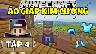 THỬ THÁCH SINH TỒN MINECRAFT 1.19 | TẬP 4 | TRAO ĐỔI ÁO GIÁP KIM CƯƠNG VÀ ĐẶT TÊN CHO HEO !!