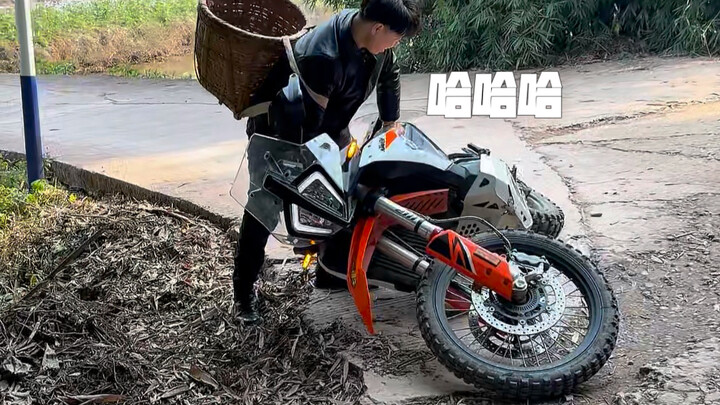 When my dad said he wanted to ride a KTM
