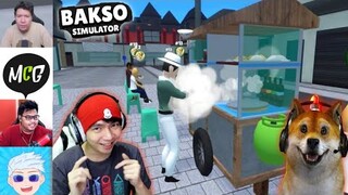 Reaksi Kocak MiawAug & Obit Menjadi Kang Bakso | Bakso Simulator Indonesia