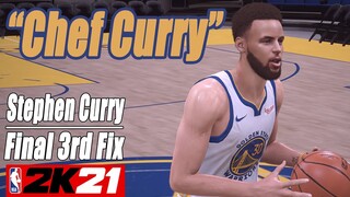 Stephen Curry 3rd Final Fix NBA2K21 "No WNBA Release" with Side-by-Side Comparison