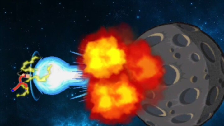 Tes kekuatan goku vs planet