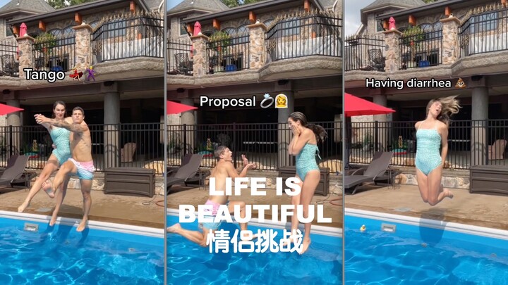 Couple challenge, so jealous!