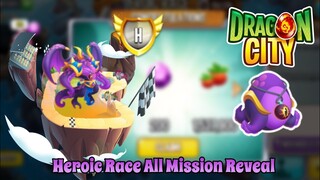 New Heroic Race: High Whisperer Dragon All Missions Reveal | Dragon City 2021 |