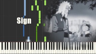 Naruto: Shippuuden Opening 6 - Sign (Piano Synthesia)