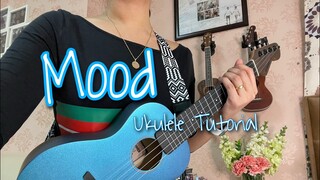 MOOD | 24kgoldn | UKULELE TUTORIAL