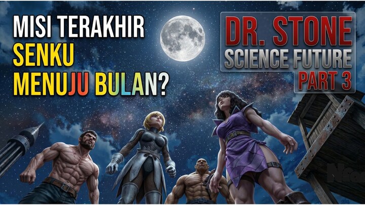 #KompetisiKreasiUnggahan6 DR. STONE: SCIENCE FUTURE PART 3 : Perjalanan Menuju Bulan?!