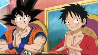 Luffy, Goku y Toriko comen juntos ESPAÑOL LATINO OFICIAL ESCENA
