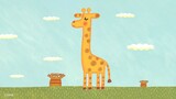 The giraffe (キリンさん) | いないいないばあっ! | Peek-a-Boo!