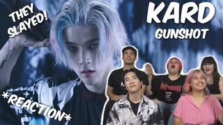 (GROUP REACTION) KARD - GUNSHOT _ M/V - THEY SLAYED!