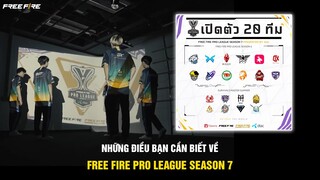 Free Fire | Những Điều Bạn Cần Biết Về Free Fire Pro League Season 7!