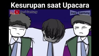 Kesurupan saat Upacara