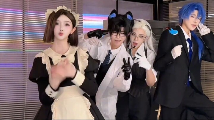 GoGoGo出发咯 黑咖啡品味有多浓 #庆猫摇 #豆包 #cos #ai拟人