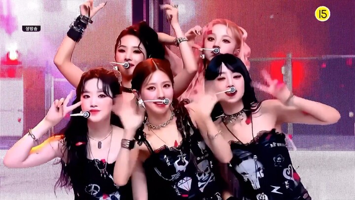 （G）I-DLE Tomboy一键换装，光是打歌舞台就有十五个，我羡慕，我羡慕了