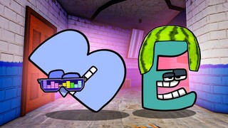 HIDE & SEEK Alphabet Lore in Rainbow Friends (Funny!)