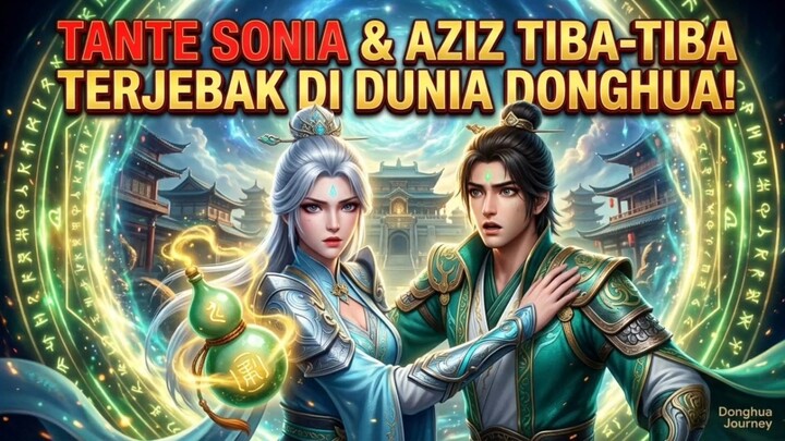 TANTE SONIA & AZIZ TIBA-TIBA TERJEBAK DI DUNIA DONGHUA⁉️